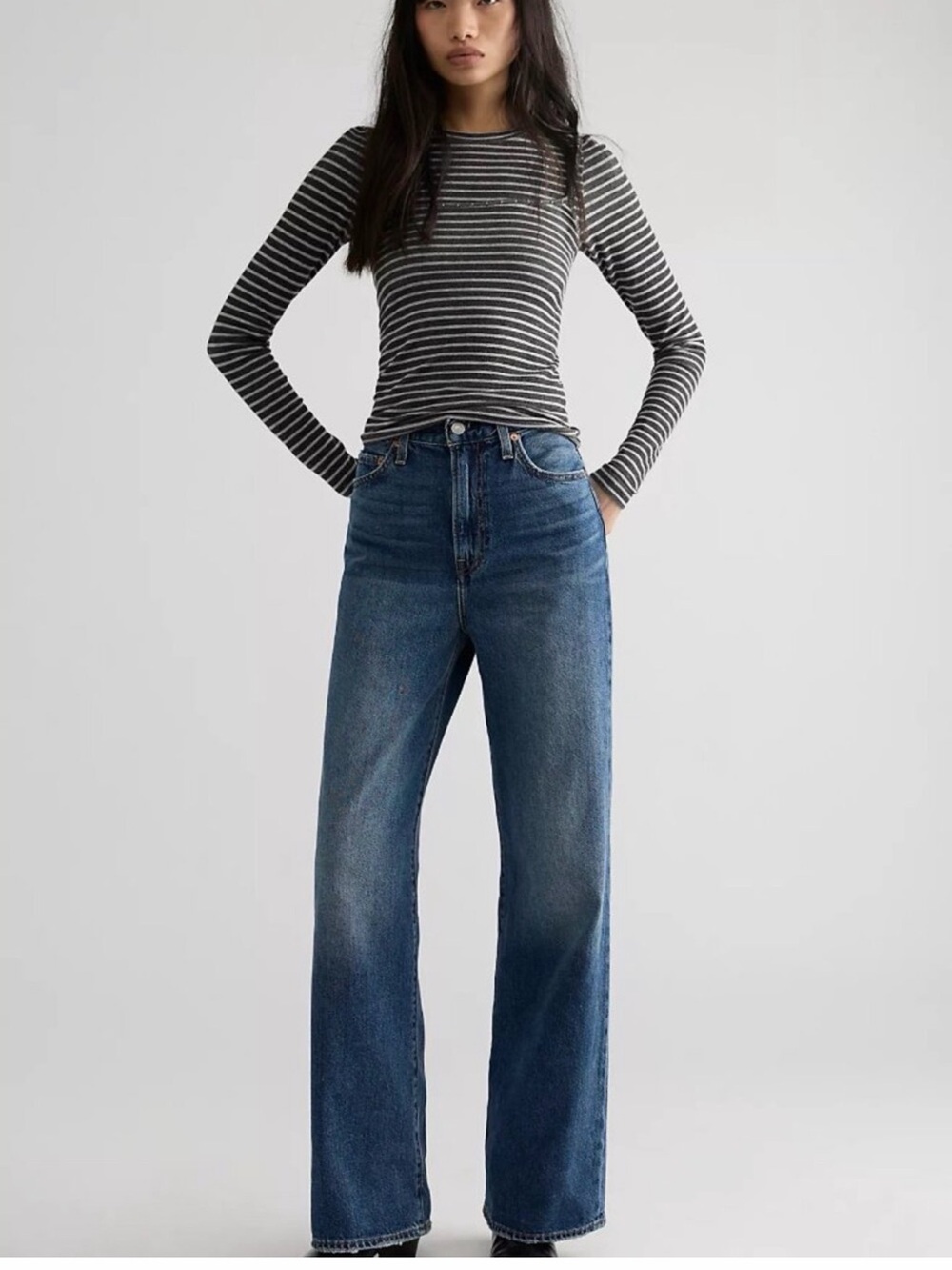 Levi’s wedgie Wide Leg Jeans - Dark Indigo